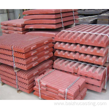 Manganese Steel Casting Jaw Plates Of Crusher